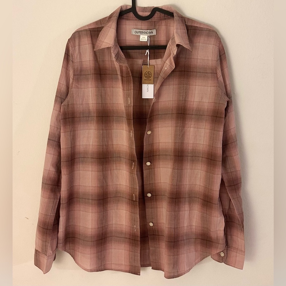 NWT💕 Outerknown 100% Cotton Windrift Shirt Size M